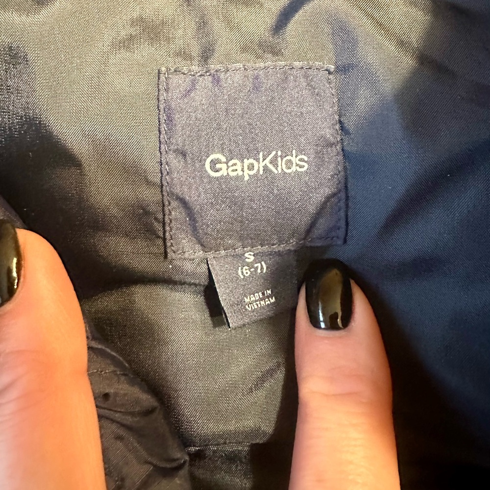GAP Kids Dark Blue Puffer Vest - Picture 3 of 3